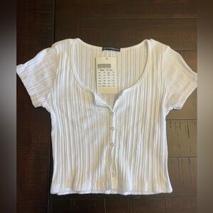 Brandy Melville white top (size small)